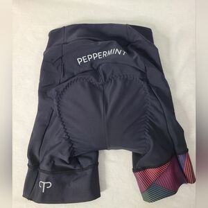 Peppermint padded cycling shorts womens XXS